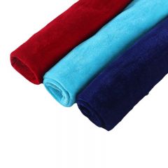 金丝绒面料现货涤氨亮丝中厚针织绒布玩具幕布密丝绒布料